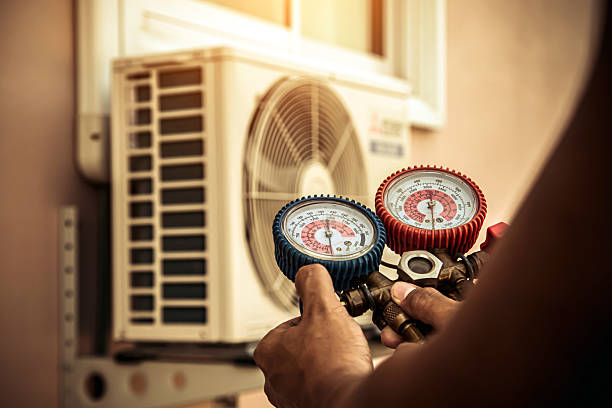 Professional Air Conditioning Service technician working in Kings Mills, OH